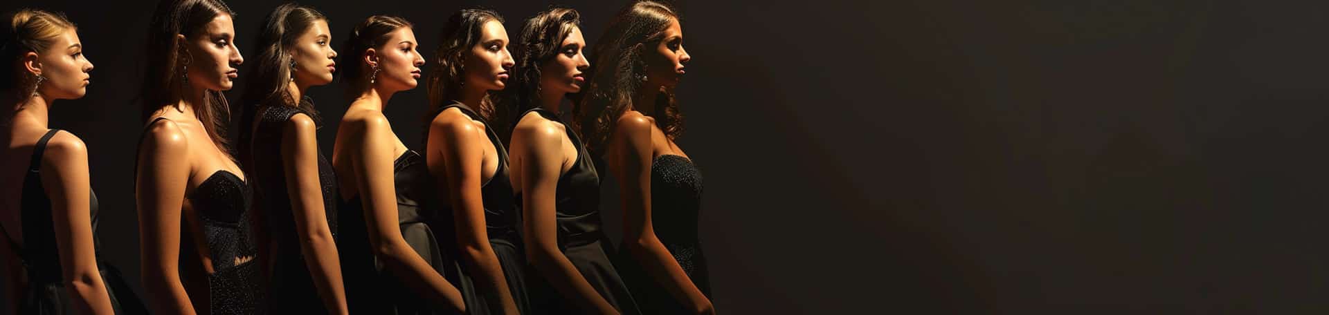 black bridesmaid satin dresses website banner